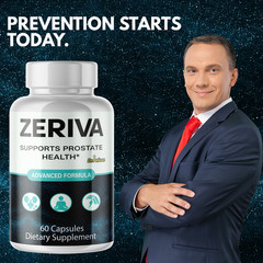 Zeriva- Prostate Support- 5 Bottles- 300 Capsules