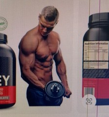 Magdaden Whey protein diamond standard 5.5g 24 grams of protein double chocolate