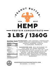Hemp Heart Protein Concentrate, Premium USA Grown, Pure Natural, Non-GMO