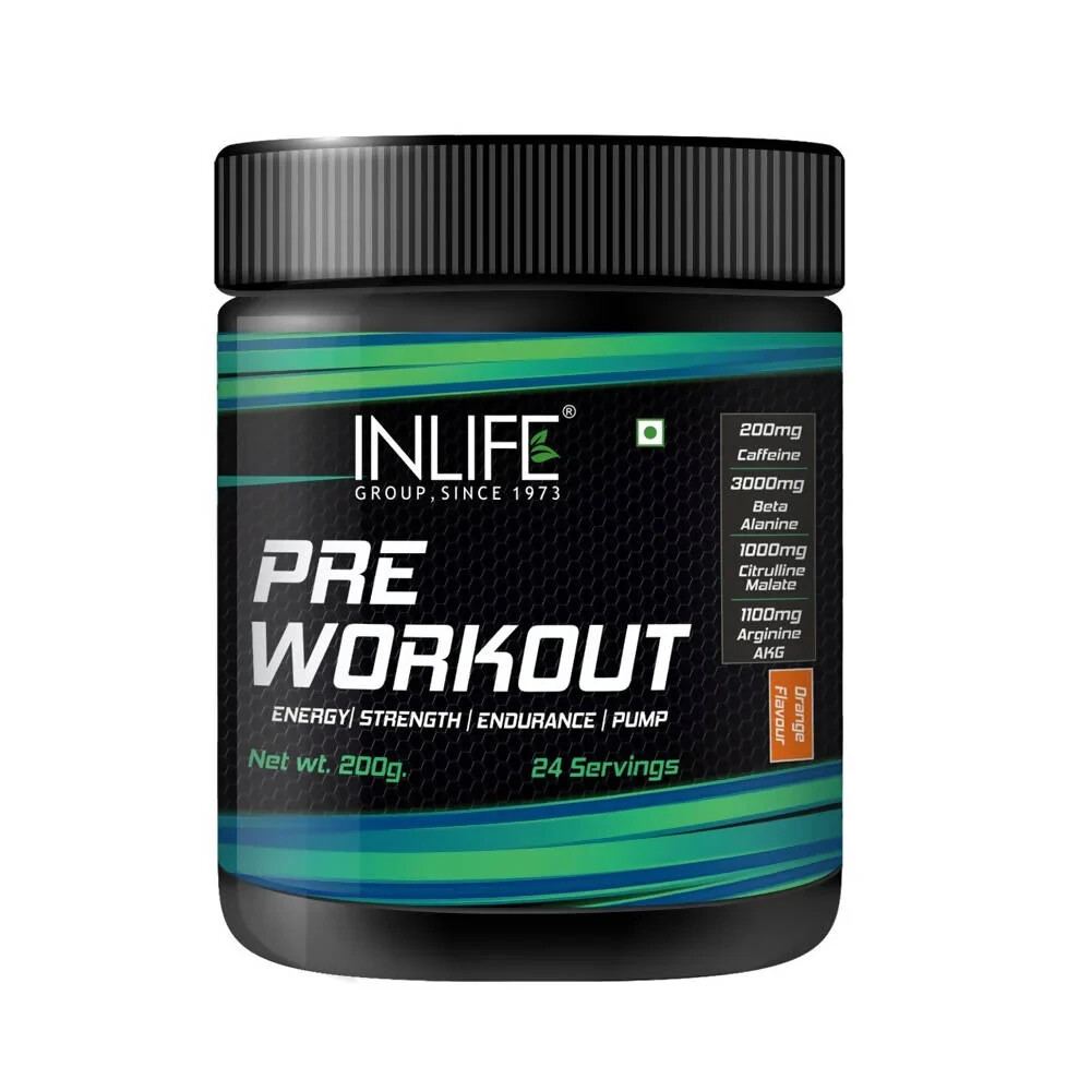 INLIFE PRE-WORKOUT – 200g – PINEAPPLE – NEW – FREE SHIPPING