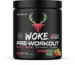 Bucked Up – Woke – HIGH STIM Pre Workout – Best Tasting – Focus Nootropic, Pu…