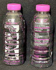 Prime KSI The Nightmare Limited Strawberry Cream Hydration Drink 2 Bottles 16.9