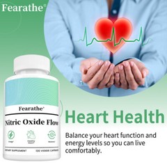Nitric Oxide Flow for Blood Circulation and Heart Health, Endurance/Energy