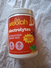 Wellah Splish Splash Hydration Electrolyte Mix Tropical Punch Exp 3/28
