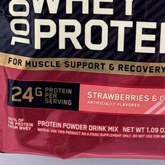 9X Optimum Nutrition Gold Standard 100% Whey Protein Powder 1 SERV STRAWBER B95