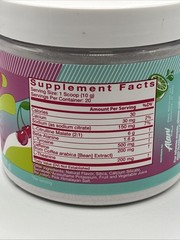 Alani Nu Pre Workout Cherry Twist Powder 20 Servings Energy Pump