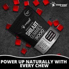 Shilajit-Gummies 3000mg – Energy, Immune & Brain Support | 90 Ct | Men & Women