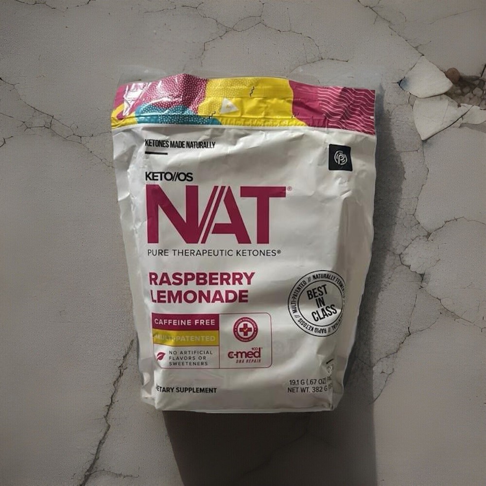 PRUVIT Ketones Nat 20 Packs Caffeine Free RASPBERRY LEMONADE FREE SHIPPING