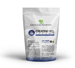 CREATINE HCL 1000mg TABLETS, MORE ENERGY BETTER REGENERATION, PURE MUSCLE GROWTH