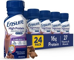 Chocolate High Protein Bottled Milk Nutrition Shake with Fiber, Ready to