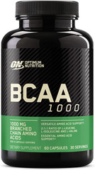 Optimum Nutrition BCAA 1000, 1,000 mg, 60 Capsules (500 mg per Capsule) 8/27