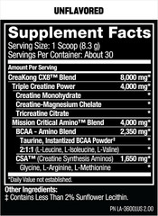 MUTANT CREAKONG CX8 Advanced Creatine Amino Muscle Building Performance 30 Serve