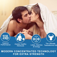 Testosterone Booster for Men, Male Enhancement Pills, Energy, Libido 60 Capsules