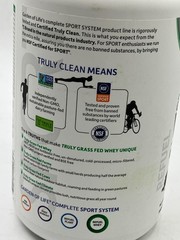 Garden of Life Sport Grass Fed Whey Protein Chocolate Certified Organic 24.3oz