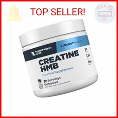 Transparent Labs Creatine HMB – Creatine Monohydrate Powder with HMB for Muscle