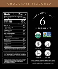 Truvani Organic Mint Chocolate Vegan Protein Powder, 12.38 Ounces