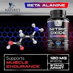 Nitric Oxide Booster 3000mg | 3X Extra Strength L-Arginine Capsules
