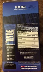 Mr. Hyde Signature Sustained Energy Pre-Workout Blue Razz 12 Stick Pack