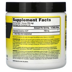 2 X Con-Cret, Patented Creatine HCl, Raw Unflavored, 1.7 oz (48 g)-worldwide
