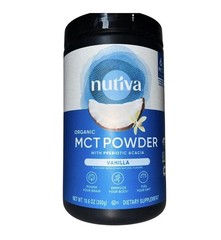Nutiva Organic MCT Powder Vanilla 10.6 oz BB 7/2026 NEW