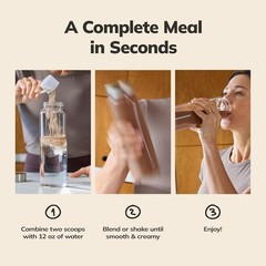 Ka’Chava Whole Body Meal Shake Chocolate 2 lb, Gluten & Dairy Free (15 Servings)