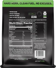 Jocko Mölk Whey Protein 22g Monk Fruit Blend, 31 Servings (Mint Chocolate)