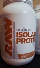 RAW Grass-fed Whey Isolate, Peanut Butter 🥜 25g Protein, 25 Servings, 07/2027✨
