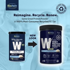 Sugar Free Vanilla Whey Protein Powder, 11.8 oz – Low Carb, High Protein Supplem