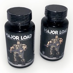 2 PACK LOT Major Load Testosterone Booster MALE ENHANCEMENT Supplement goat weed