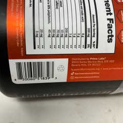 Prime Labs Pre-Workout Blue Lemonade, 30 Servings (Blue Surge)