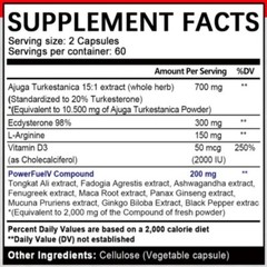 Turkesterone -Supports Energy, Performance, Muscle Health & Recovery