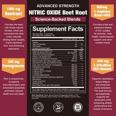 Beet Root Gummies – Beetroot Supplement with Grape Seed, Pomegranate, Vitamin C,