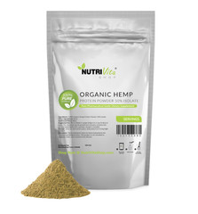 2X 5LB (10lb) 100% Pure Organic Hemp Protein Powder 50% Isolate High Fiber
