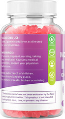 Saajoor Myo-Inositol & D-Chiro-Inositol Gummies with Vitamin D3, Magnesium
