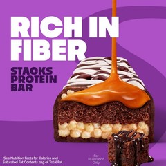 Quest Nutrition Stacks Protein Bars, Brownie a la Mode 12 Count (Pack of 1)