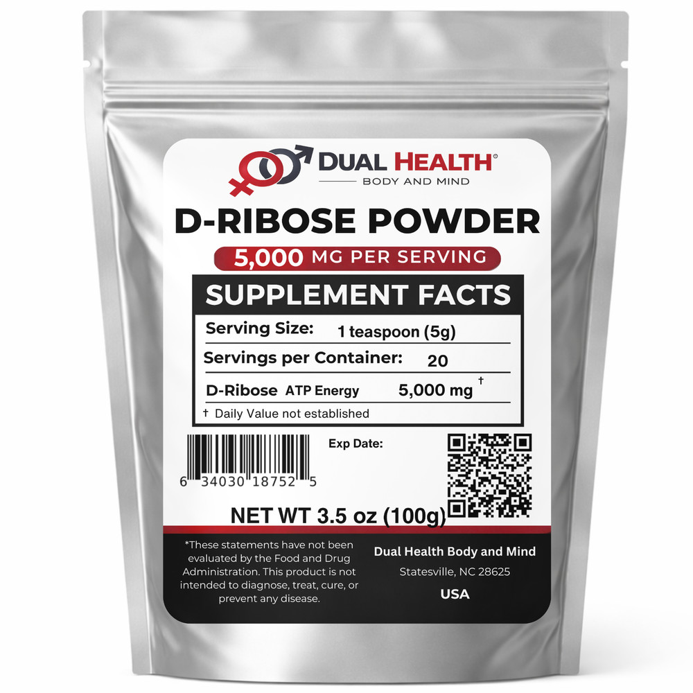 D-Ribose Powder Pure Energy Support Supplement Bulk Sizes