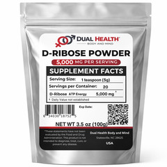 D-Ribose Powder Pure Energy Support Supplement Bulk Sizes