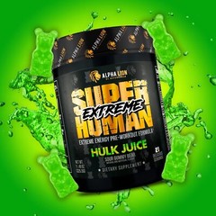 Alpha Lion Superhuman Extreme Energy Hardcore Preworkout 21 Full Servings New