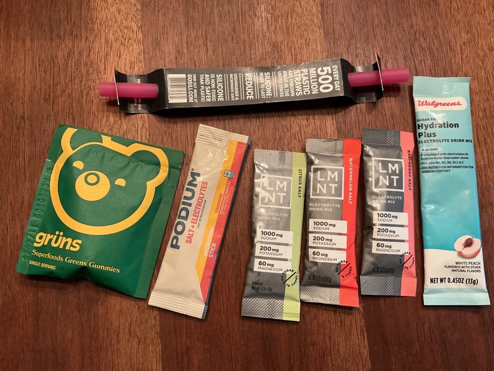 LMNT Electrolyte Drink Mix Sticks Citrus/Raspberry/Orange/Watermelon