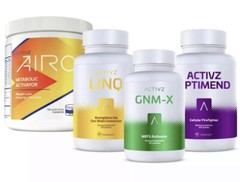 ACTIVZ COMBO : 1 GNMX + 1 LINQ + 1 OPTIMEND + 1 AIRO RESTORE YOUR HEALTH