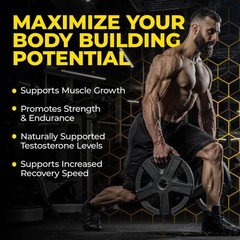 Extreme Anabolic Testosterone Booster Avry Labs 60 Count (Pack of 1)