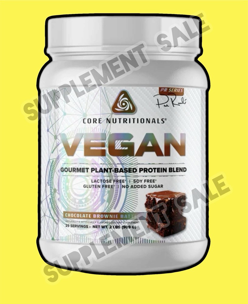 VEGAN PROTEIN – Core Nutritionals – Chocolate Brownie Batter [2lbs]