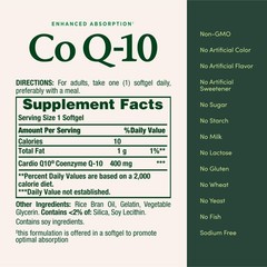 Nature’S Bounty Natures Bounty Co Q-10 400Mg 39 Rapid Release Softgels 82532