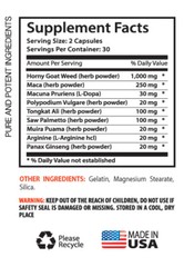Sexual Desire – Horny Goat Weed 1000mg – Macca – Tongkat – 2B 120Ct
