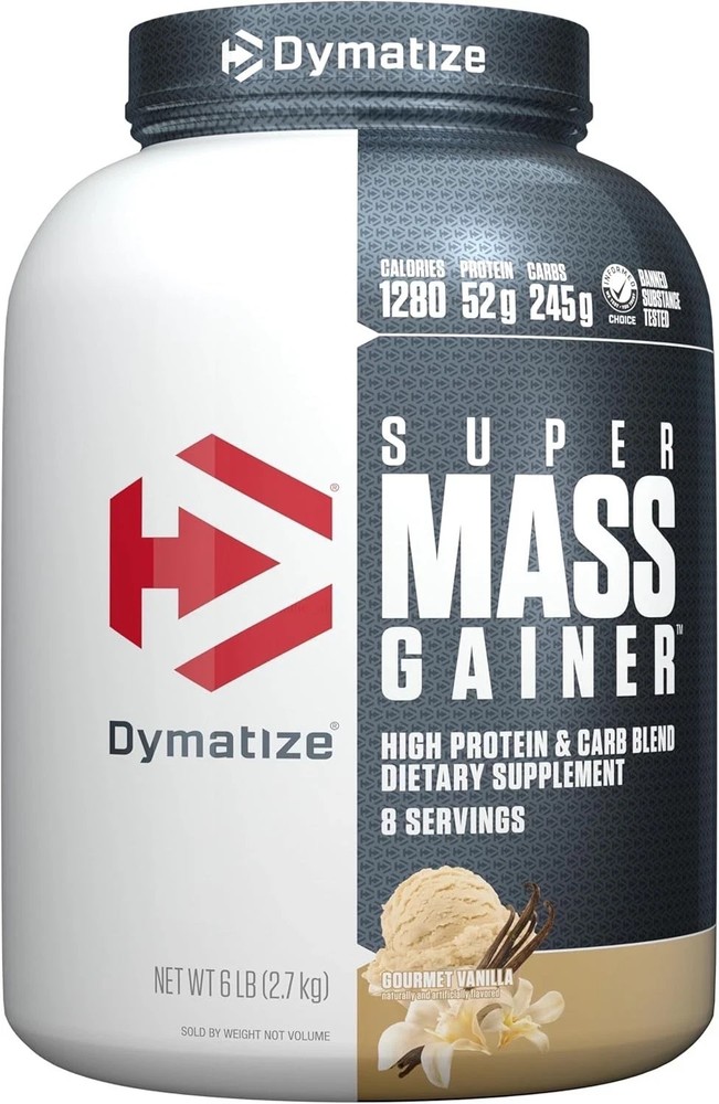Dymatize Super Mass Gainer Protein Powder 52g Protein 1280 Calories 6 Pound