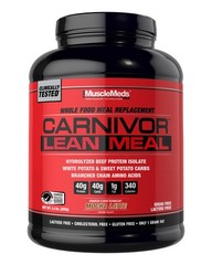 Musclemeds Carnivor Lean Meal Whole Food Meal Replacement Shake Mre Beef