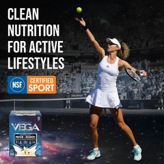 Vega Protein + Recovery, Vanilla – 30g Vegan 1.46 Ounce (Pack of 12),
