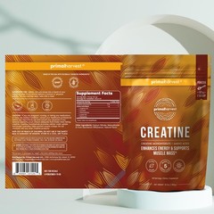 Primal Harvest Creatine Powder Supplement for Men and 13.7 Ounce (Pack of 1)