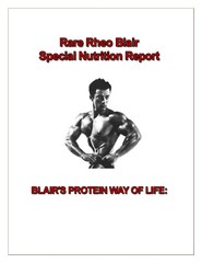 Bodybuilding Milk & Egg Protein Powder, Old School Rheo Blair Protein Supplement