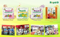 Royal-D Electrolyte Beverage Powder Sodium, Potassium, Vitamin Assorted Flavors